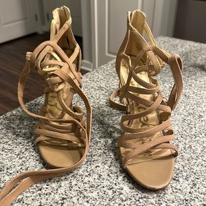 Sam Edelman lace up stiletto heel size 8